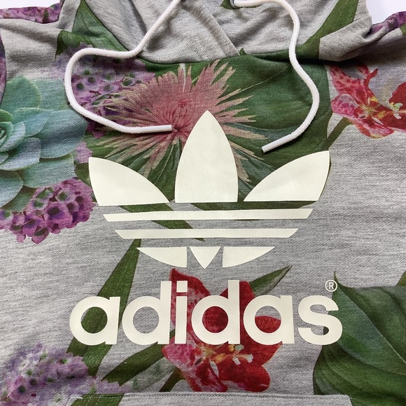 Adidas Original Floral Training Set Hoodie Leggings M Medium - Picture 10 of 16